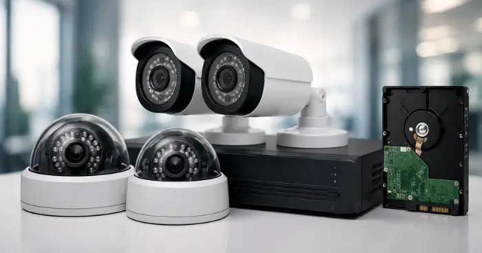 Como dimensionar o armazenamento para gravação de câmeras de segurança